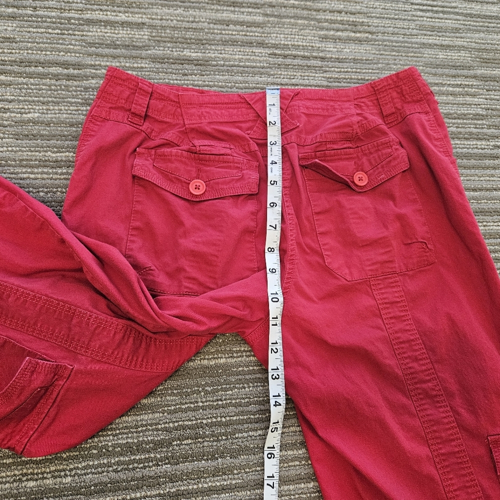 Style&Co Red Cargo Pants - Picture 9 of 11